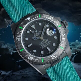 Rolex Sandblasted Carbon Fiber Black Submariner Modified Punk Robot Set