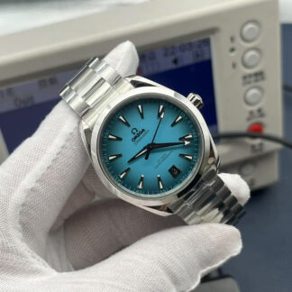 Omega New Seamaster Gradient "Turquoise" Color Dial Watch