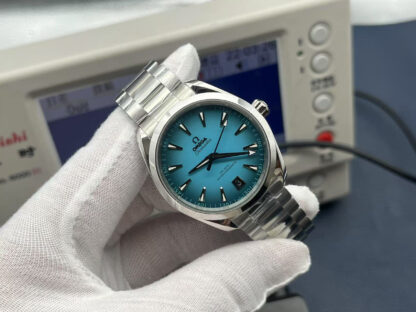 Omega New Seamaster Gradient "Turquoise" Color Dial Watch