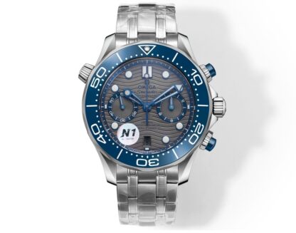 Omega's new Seamaster 300-meter 44mm chronograph wristwatch
