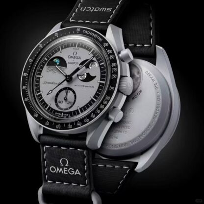 Omega's new joint product - Lunar Moon Phase in gray color