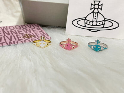 Vivienne Westwood Spring/Summer New Saturn Colored Enamel Ring