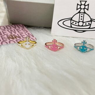 Vivienne Westwood Spring/Summer New Saturn Colored Enamel Ring