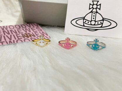 Vivienne Westwood Spring/Summer New Saturn Colored Enamel Ring