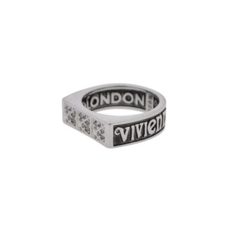 Vivienne Westwood Square Vintage Letter Ring