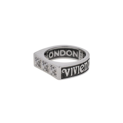Vivienne Westwood Square Vintage Letter Ring
