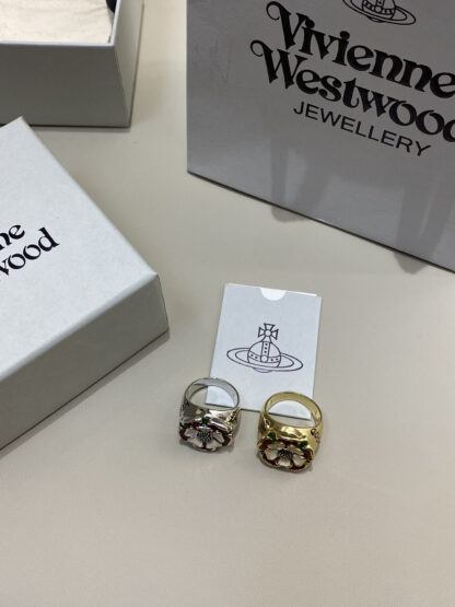 Vivienne Westwood flower color enamel ring