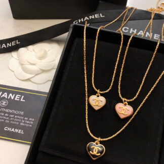 Chanel Heart Pendant Necklace
