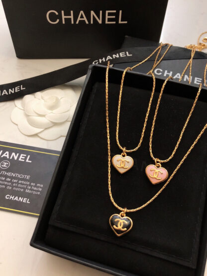 Chanel Heart Pendant Necklace