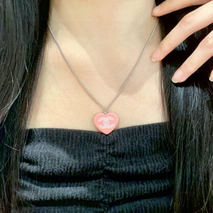 Chanel Love Double C Necklace - Image 2