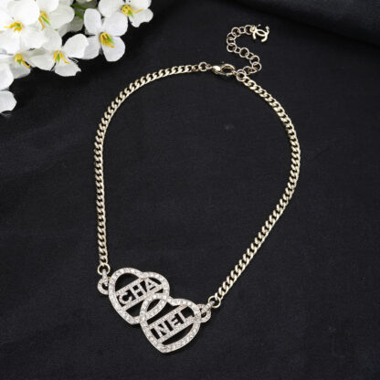 Chanel versatile trendy heart necklace - Image 2