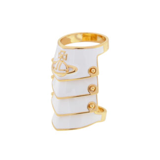 Vivienne Westwood lacquered four-section ring