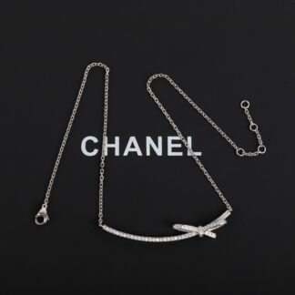 Chanel all-match bow necklace