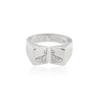 Vivienne Westwood Cracked Square Saturn Ring
