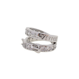 Vivienne Westwood Double Circle Belt Buckle Letter Ring