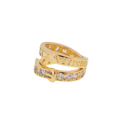 Vivienne Westwood Double Circle Belt Buckle Letter Ring