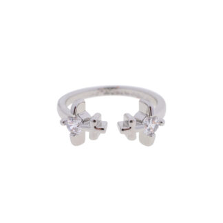 Vivienne Westwood Double Cross Line Ring