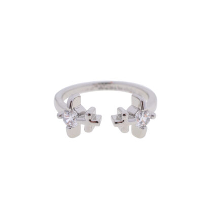 Vivienne Westwood Double Cross Line Ring