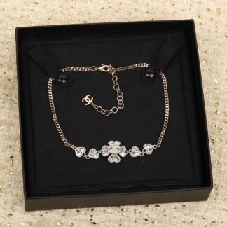 Chanel multi-element rhinestone necklace