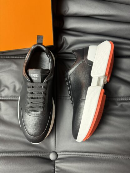Hermès black premium ultra-lightweight sneakers - Image 2