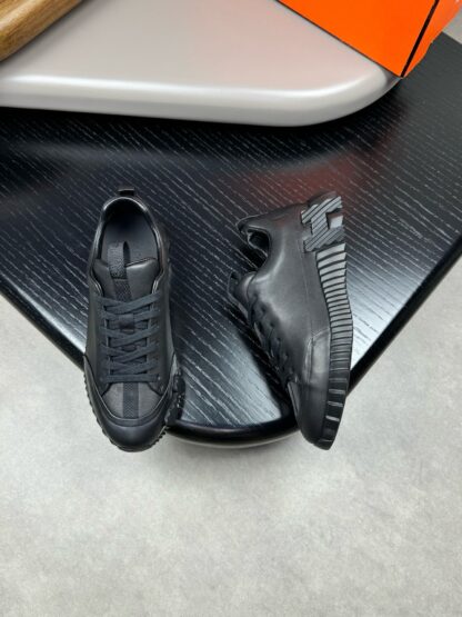 Hermès high-end black thick-soled casual shoes - Image 2