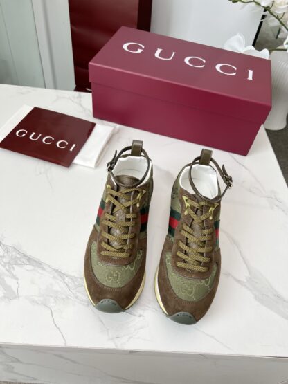 Gucci removable and adjustable ankle strap sneakers - Image 2