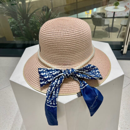 Dio Bow Ribbon Straw Hat - Image 3
