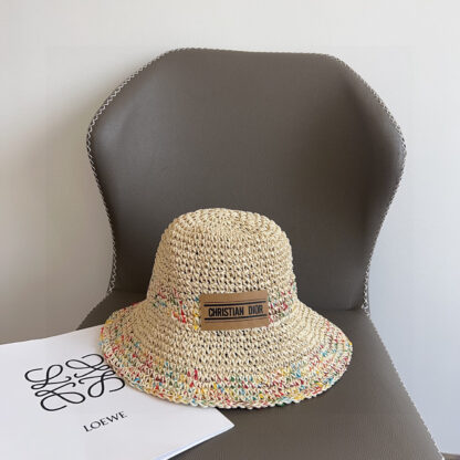 Dior colorful patchwork holiday style bucket hat - Image 3