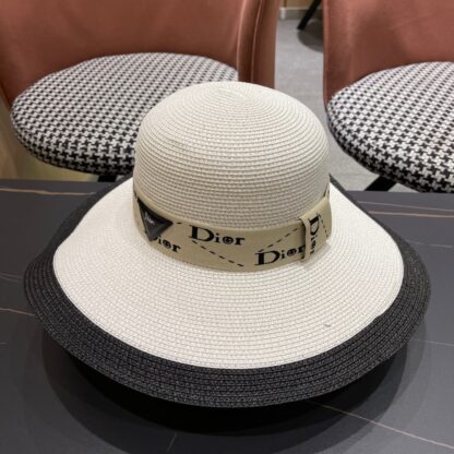 Dior straw sun hat - Image 3