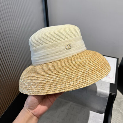 Dior Premium Colorblock Bucket Hat - Image 3