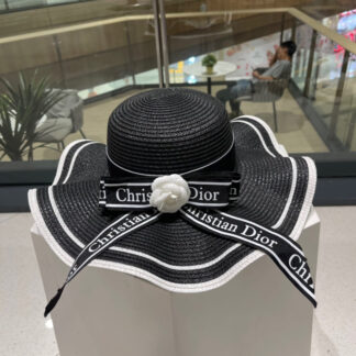 Dior exquisite bow sun hat