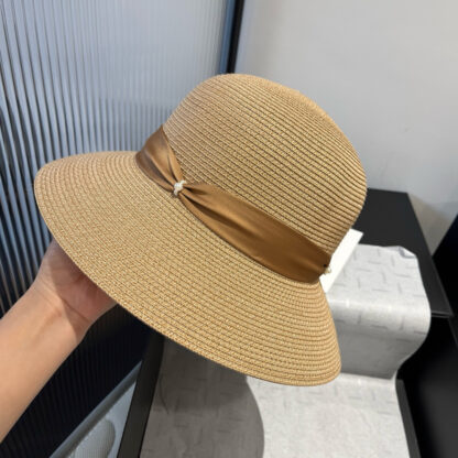 Dior exquisite simple straw bucket hat - Image 3