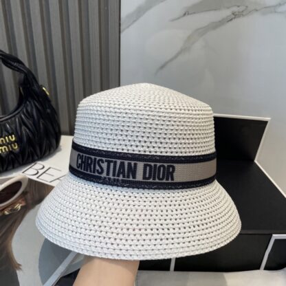 Dior exquisite fashion straw hat - Image 3