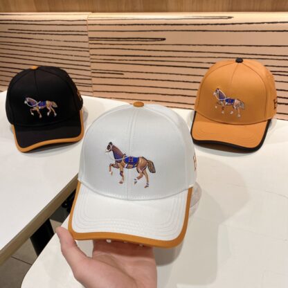 Hermès Unisex Canvas Baseball Cap - Image 2