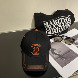 Hermes canvas baseball cap