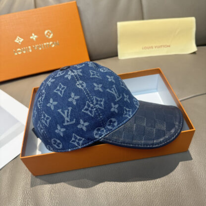 Louis Vuitton embossed leather baseball cap - Image 2