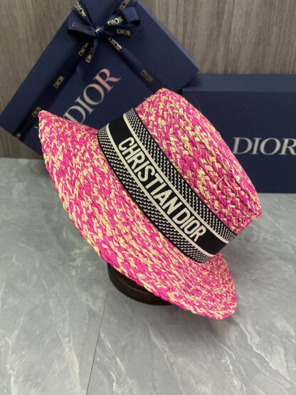 Dior Raffia Straw Hat - Image 3