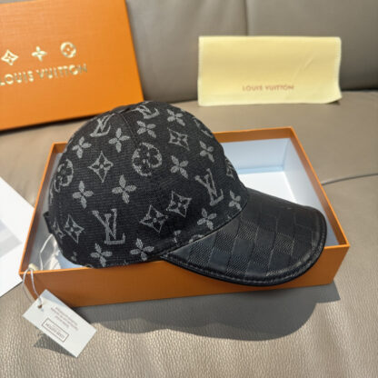Louis Vuitton embossed leather baseball cap - Image 2