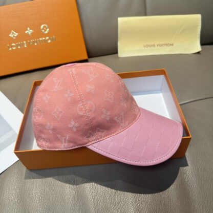 Louis Vuitton embossed leather baseball cap - Image 2
