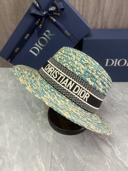Dior Raffia Straw Hat - Image 3