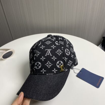 Louis Vuitton denim jacquard baseball cap - Image 2