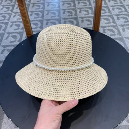 Dior hollow dome straw hat - Image 3