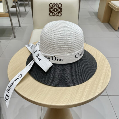 Dior ladylike straw hat - Image 3