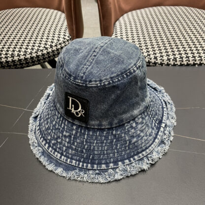Dior Denim Bucket Hat - Image 3