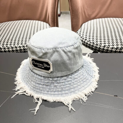 Dior Denim Bucket Hat - Image 3