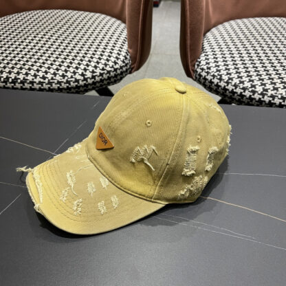 Dior ripped triangle logo baseball cap - Image 3