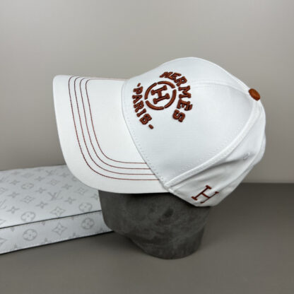 Hermès Unisex Canvas Baseball Cap - Image 2