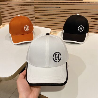 Hermès Unisex Canvas Baseball Cap - Image 2
