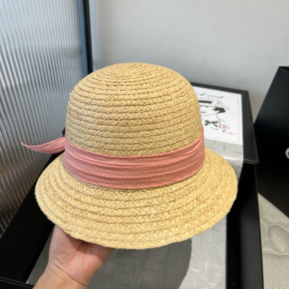 Dior stylish simple casual straw hat - Image 3