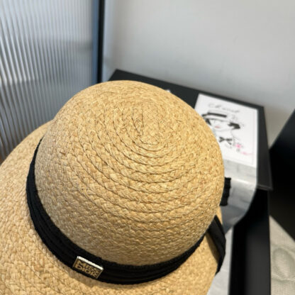 Dior stylish simple casual straw hat - Image 3